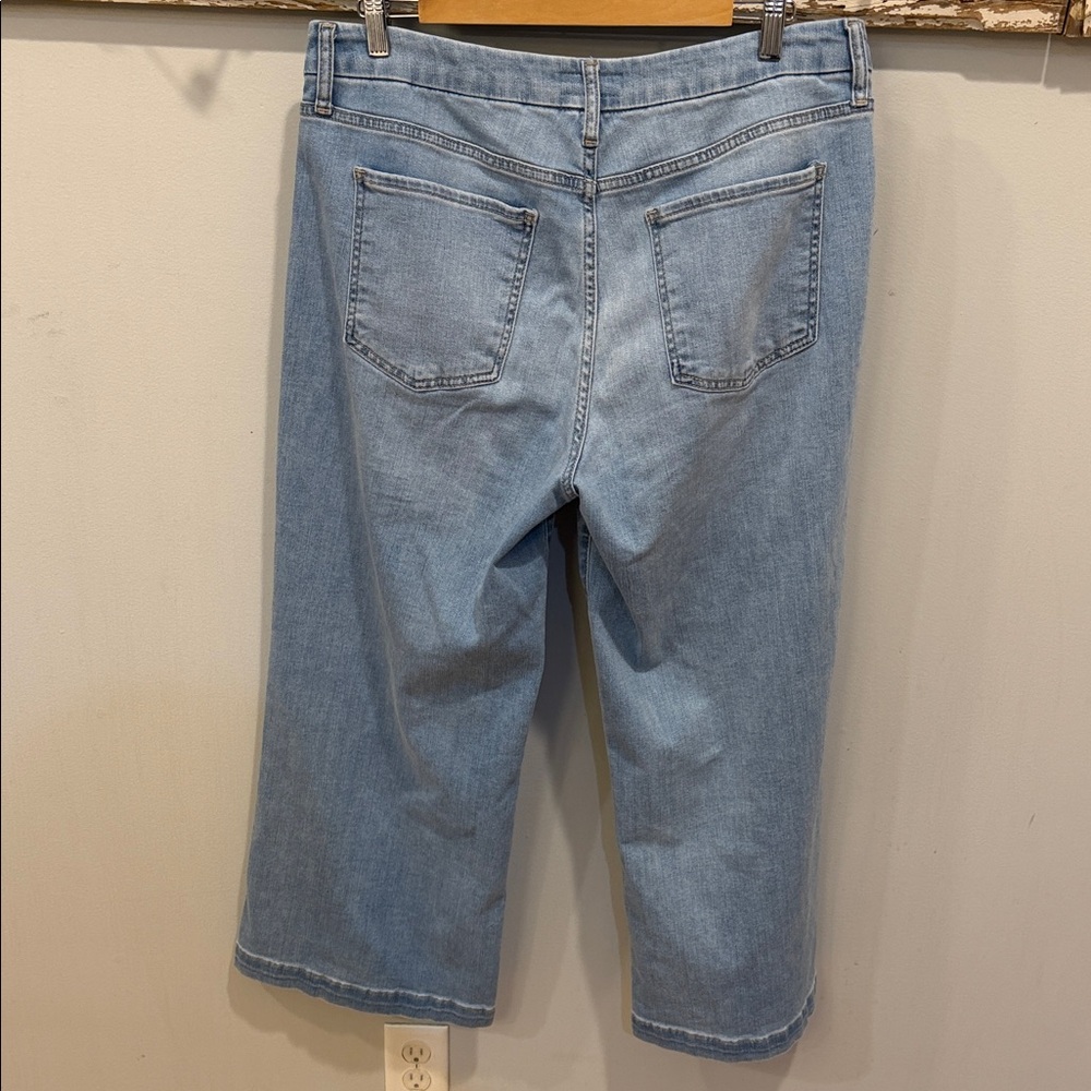 Kut from the Kloth Meg Wide Leg High‎ Rise Jeans Size 14 - Picture 5 of 11